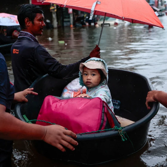 Inundaciones en Bangkok