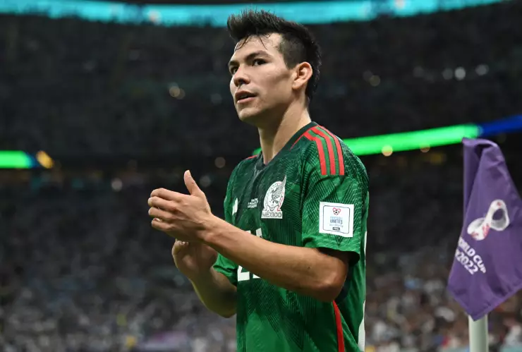 Hirving Lozano en el Mundial de Qatar 2022