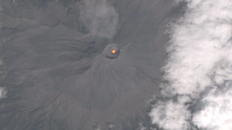 domo de lava del Popocatépetl