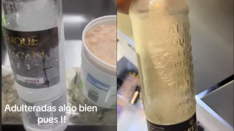 Botellas congeladas en el Palenque de Culiacán 2023.