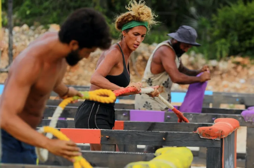 Recorrido en circuito de fases por el quinto collar de inmunidad en Survivor México 2023.