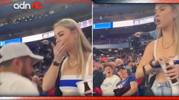 Bromea con propuesta de matrimonio y novia le da cachetada