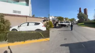 VIDEO: ¿Arrancones? Captan fuerte choque en Lomas de Angelópolis en Ocoyucan hoy; Hay cierre