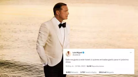 Hackean cuenta de Twitter de Luis Miguel.