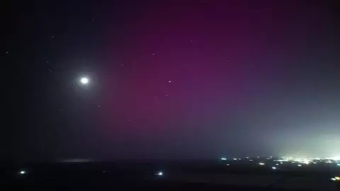 Auroras boreales en México / San Quintín, Baja California