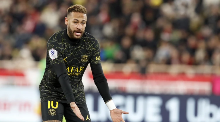 Neymar Monaco vs Paris Saint-Germain