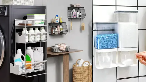 Ideas para organizar los productos de lavandería