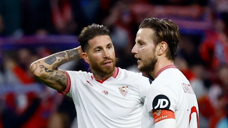 Sergio Ramos e Ivan Rakitic