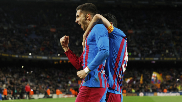 Ferran Torres con Barcelona