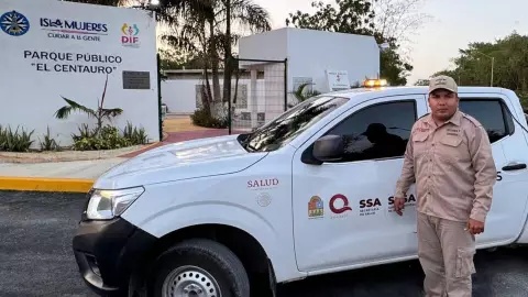 Isla Mujeres: Realizan trabajos de nebulización para proteger la salud de las familias en el municipio