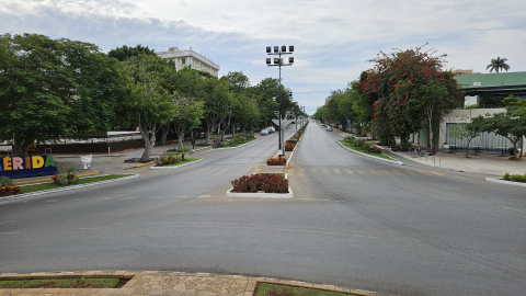 calles vacias merida navidad