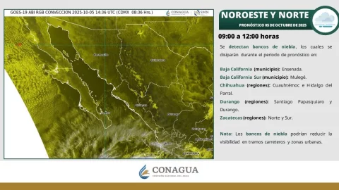 Triple fenómeno climático sacudirá a Baja California: frío, calor y tormenta