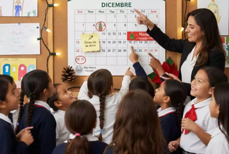 Calendario SEP diciembre 2025: Vacaciones, días feriados y puentes oficiales en México