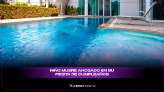 El niño cayó a la piscina durante los preparativos de una celebración familiar