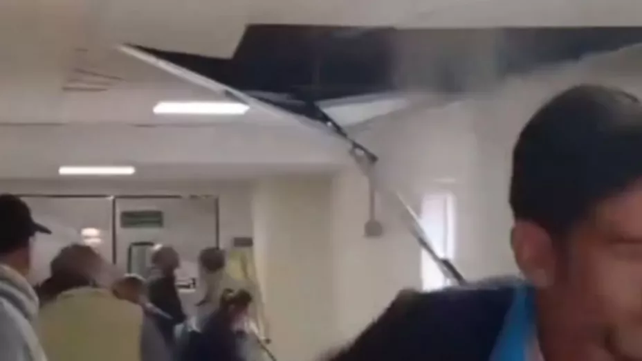 Fuertes precipitaciones afectan Ensenada y provocan colapso parcial en hospital público