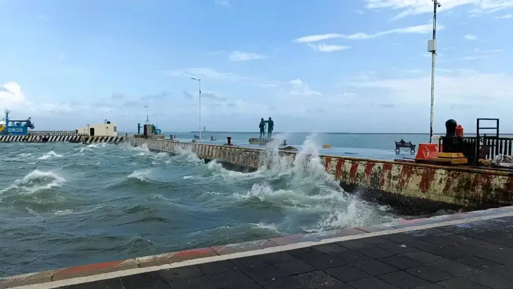 ¡Precaución! Esta es la hora exacta en que se INTENSIFICARÁ el NORTE en Veracruz esta semana