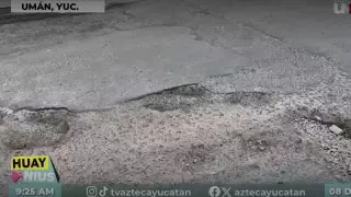 Cuestionan destino de dinero para reparaciones en Umán.