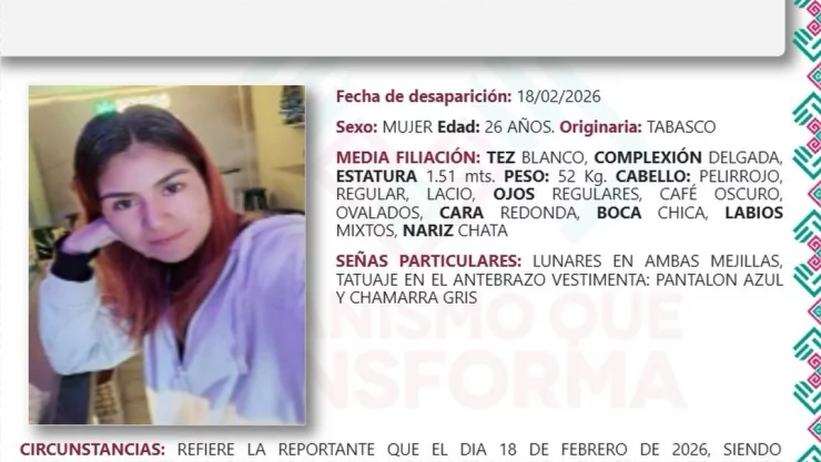 Rosalinda Reyes Chávez desaparecida