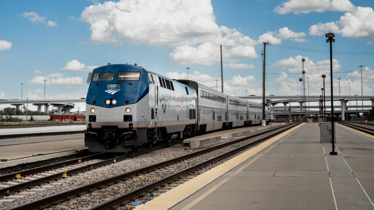 el tren de Amtrak llamado Texas Eagle.