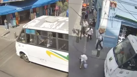 Chofer atropella abuelita que trataba de cruzar la calle