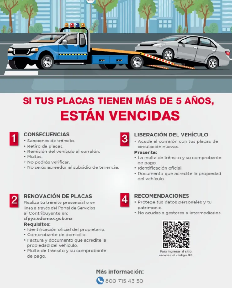 Sanciones por incumplir el reemplacamiento vehicular en Edomex
