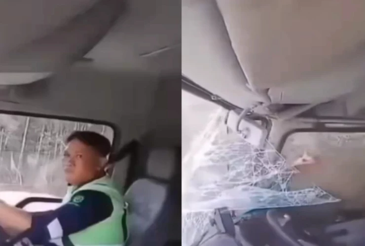 VIDEO trabajadores huyendo de deslave en Indonesia