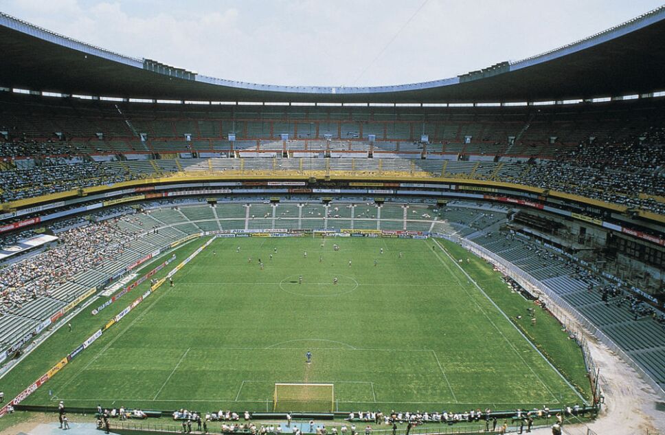 El Estadio Azteca fue construido en 1966