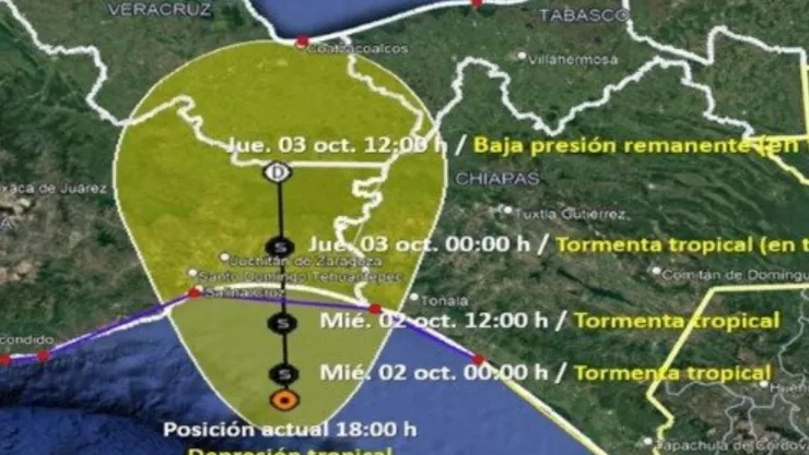 Tormenta Tropical en Veracruz