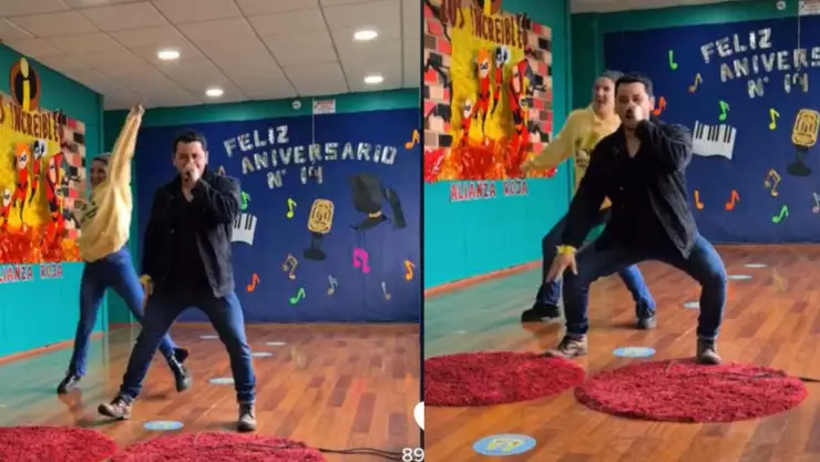 Papás divorciados se unen para bailar ‘Toreo’ de Chayanne, por su hija