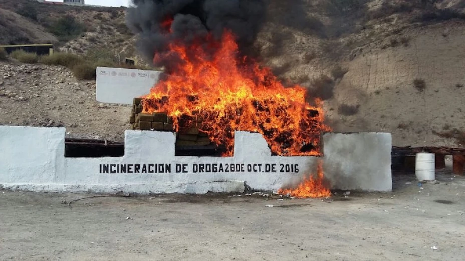 Droga incineración