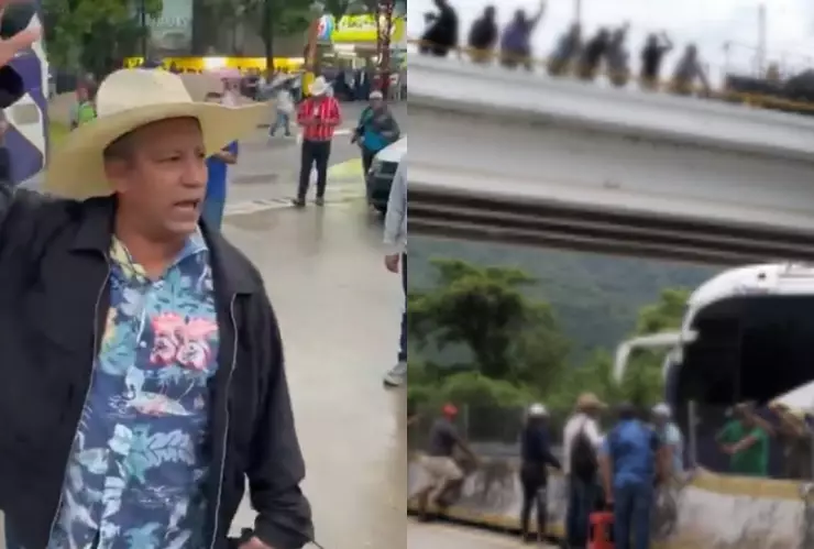 Automovilistas-enfurecen-y-encaran-a-manifestantes-tras-bloqueo-en-Autopista-del-Sol