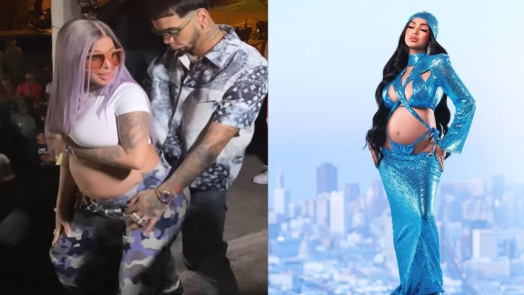 Yailin le perrea embarazada a Anuel