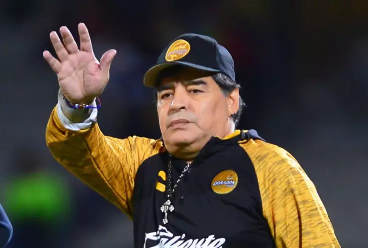 Maradona con los Dorados de Sinaloa