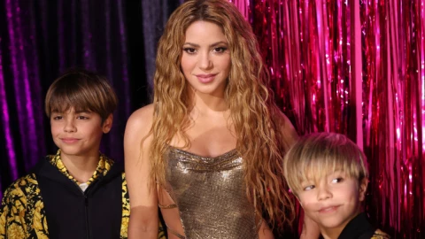 Shakira, Milán y Sasha