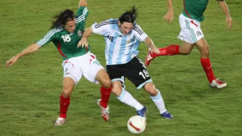 Messi vs México en la Copa América 2007