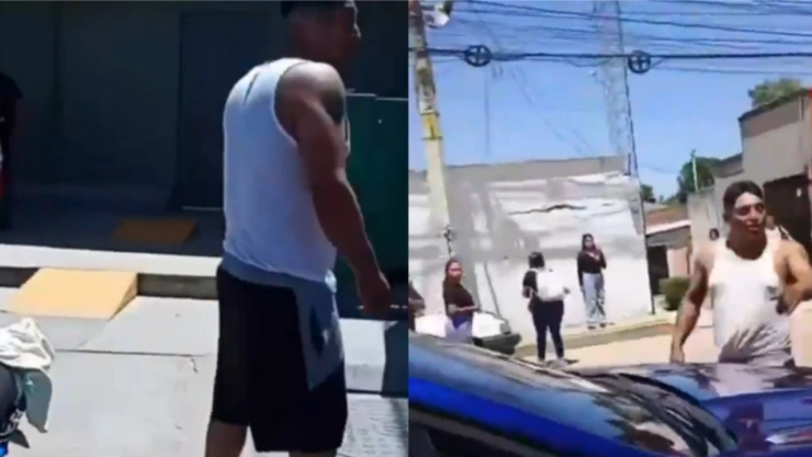 Adulto patea en la cara a estudiante secundaria 101 de Coacalco