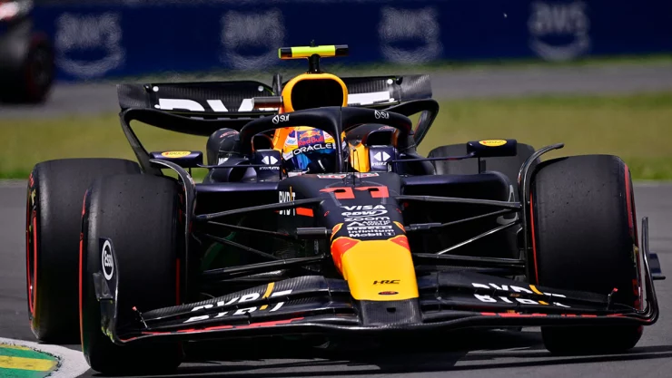 Checo Pérez en el GP de Canadá