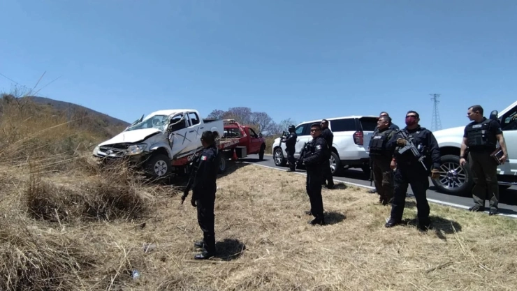 Michoacán presuntos delincuentes enfrentamiento