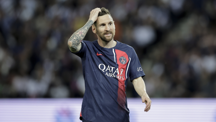 Lionel Messi en su &uacute;ltimo juego con el PSG