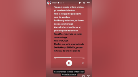 Shakira le responde a Bad Bunny