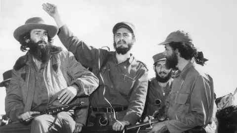 Fidel Castro Waving