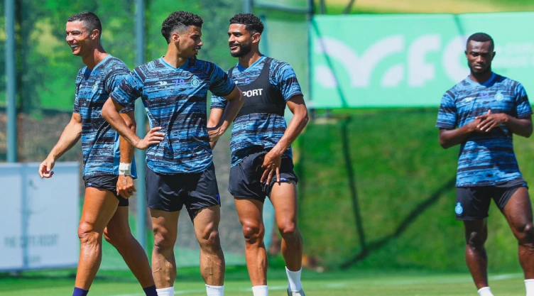 Entrenamiento de Al Nassr con Cristiano Ronaldo