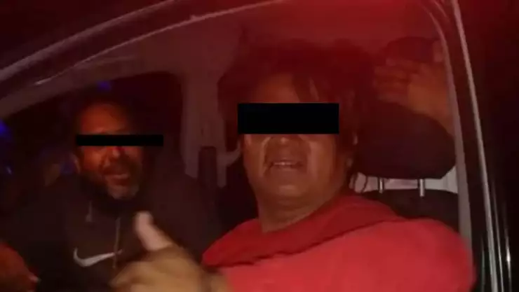 Video Hombre en estado de ebriedad roban una patrulla y se graban