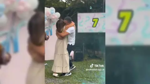 Mujer ARRUINA momento de revelación de sexo (VIDEO VIRAL)