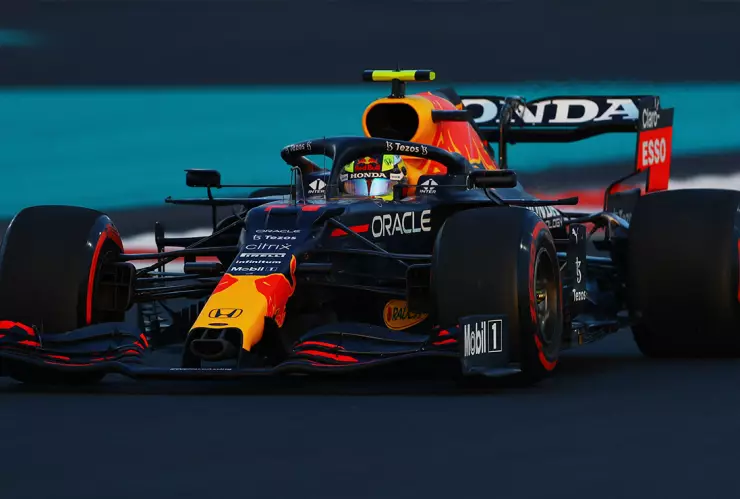 Checo Pérez en Abu dabi