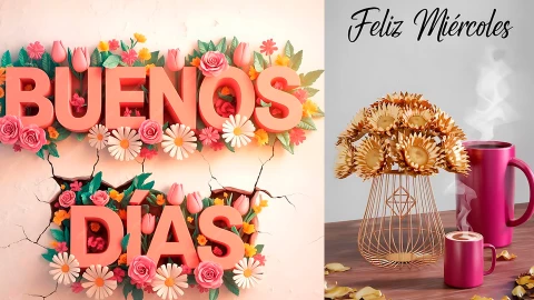 Imágenes gratis de “Buenos días y feliz miércoles”
