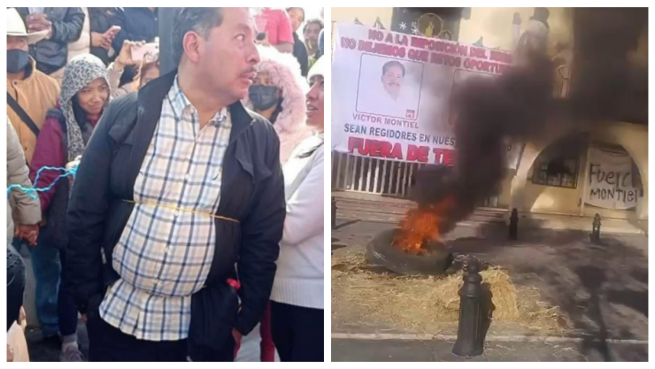 Regidor fue amarrado y obligado a renunciar en Temoaya