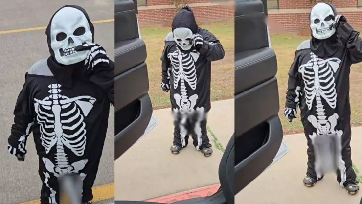 Niño es expulsado por llevar disfraz de calaca en Estados Unidos