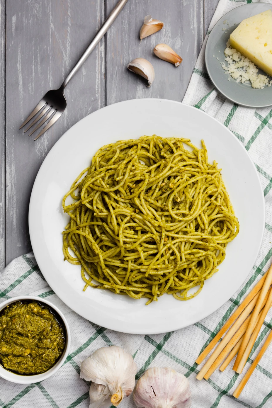 espagueti verde receta