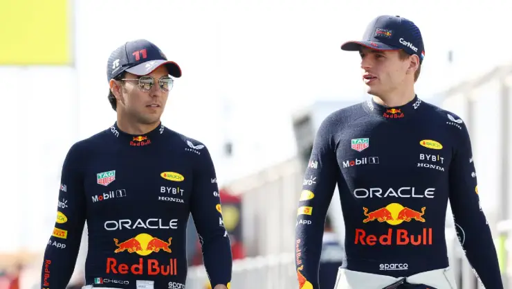 Checo Pérez y Max Verstappen en la Fórmula 1